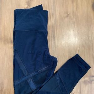 Zyia ribbon mesh tights